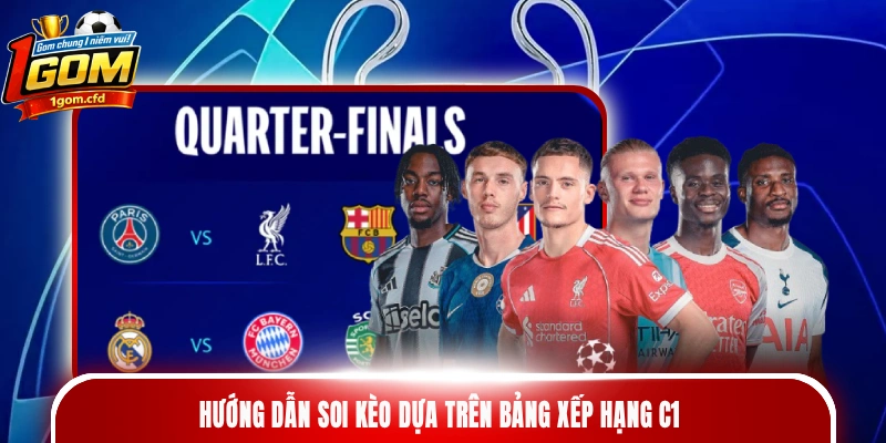 Hướng dẫn soi kèo dựa trên bảng xếp hạng C1