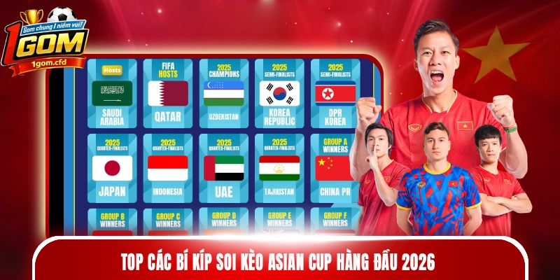 Top các bí kíp soi kèo Asian Cup hàng đầu 2026